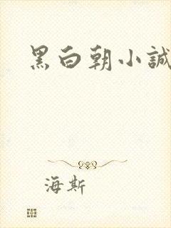 黑白朝小诚