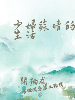 少妇苏晴的性荡生活