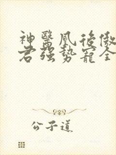 神医凰后傲娇暴君强势宠全文免费阅读