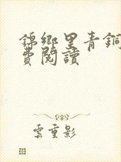 锦乡里青铜穗免费阅读