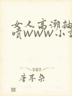 女人高潮抽搐潮喷WWW小说