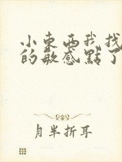 小东西我找到你的敏感点了