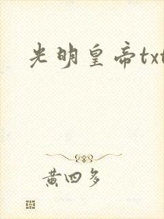 光明皇帝txt