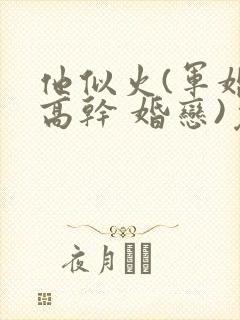 他似火(军婚 高干 婚恋)免费阅读