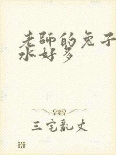 老师的兔子好软水好多