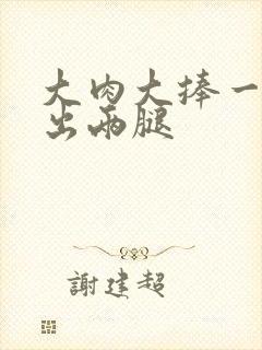 大肉大捧一进一出两腿