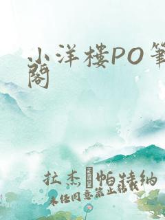 小洋楼PO笔趣阁