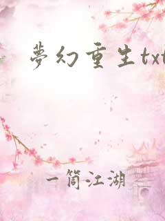 梦幻重生txt