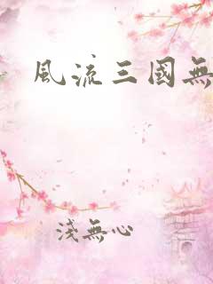 风流三国无弹窗
