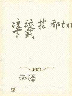 浪迹花都txt下载