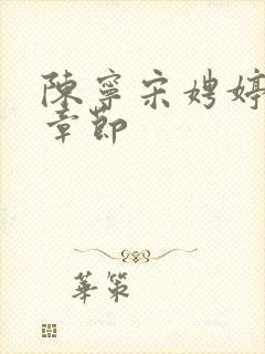 陈宁宋娉婷最新章节