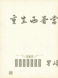 重生西晋当太子