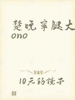 楚晚宁腿大张mono