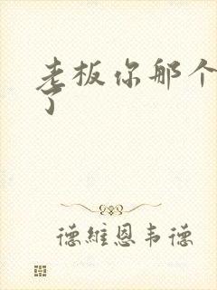 老板你那个太长了