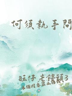 何须执手问年华