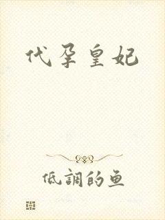 代孕皇妃