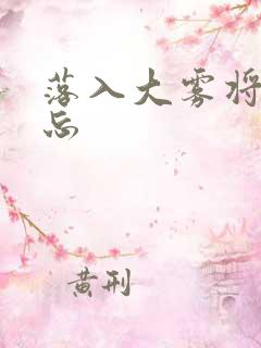 落入大雾将你遗忘