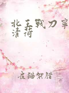 北王战刀宁北苏清荷