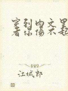 穿到肉文里的作者你伤不起