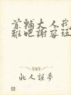 首辅大人我们和离吧谢容珏