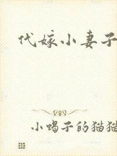 代嫁小妻子