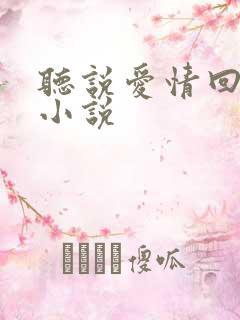 听说爱情回来过小说