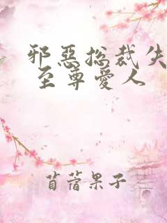 邪恶总裁失心劫 至尊爱人