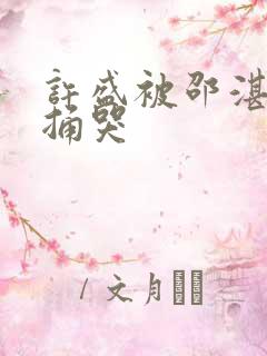 许盛被邵湛站着捅哭