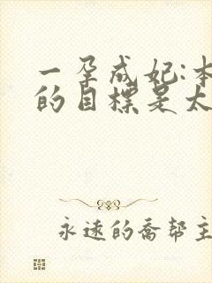 一孕成妃:本宫的目标是太后