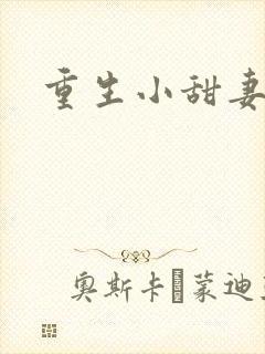 重生小甜妻