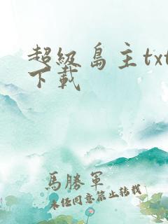 超级岛主txt下载