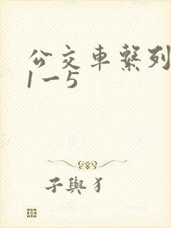 公交车系列合集1一5