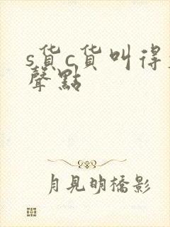 s货c货叫得大声点