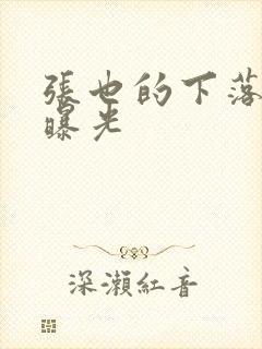 张也的下落终于曝光