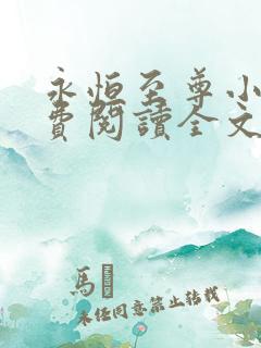 永恒至尊小说免费阅读全文