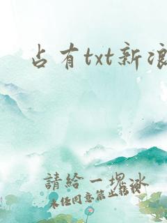 占有txt新浪