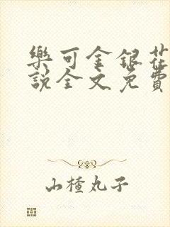 乐可金银花露小说全文免费阅读