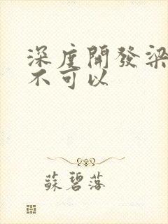 深度开发梁医生不可以