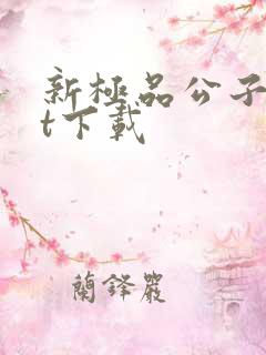 新极品公子txt下载