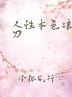 人性本色浪子小刀