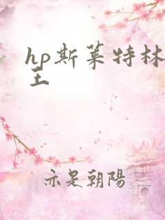 hp斯莱特林之王