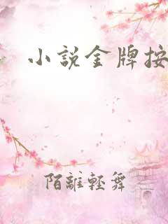 小说金牌按摩师