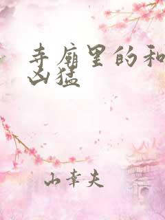 寺庙里的和尚很凶猛