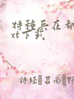 特种兵在都市txt下载