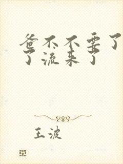 爸不不要了太满了流来了