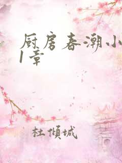 厨房春潮小说第1章