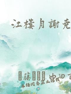 江楼月谢尧小说