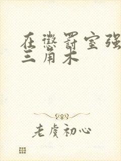 在惩罚室强迫坐三角木