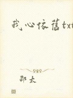 我心依旧txt