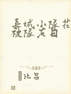 长城小队花木兰被队友日
